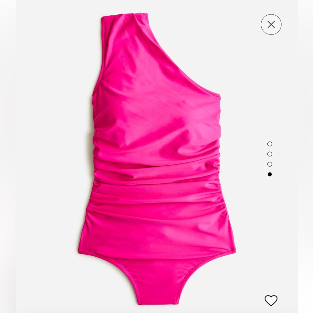 JCrew Ruched one should one pice bathing suit- size 18